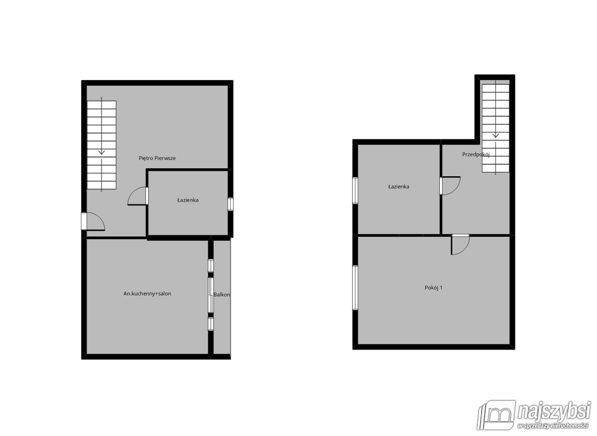 KOŁOBRZEG- DWUPOZIOMOWE MIESZKANIE 300M OD PLAŻY  (15)