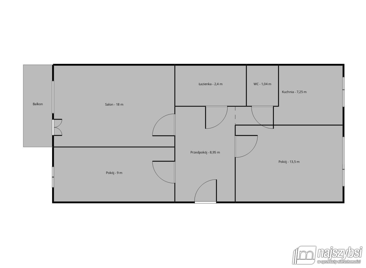 Świdwin - 3-pokojowe mieszkanie blisko centrum ! (17)