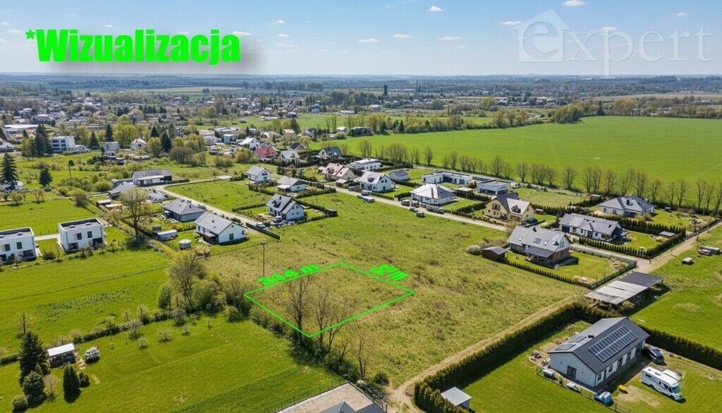 Działka z pozwoleniem na budowę ul.Reymonta (3)