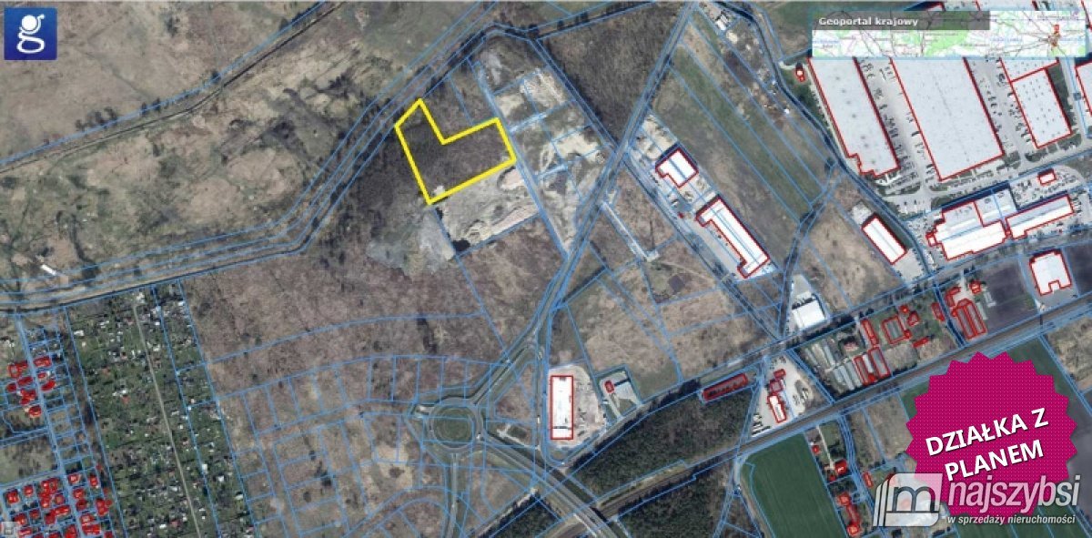 Działka inwestycyjna w Dąbiu.   (1)