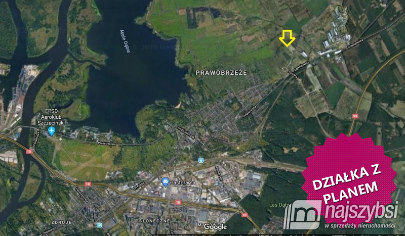 Działka inwestycyjna w Dąbiu.   (2)