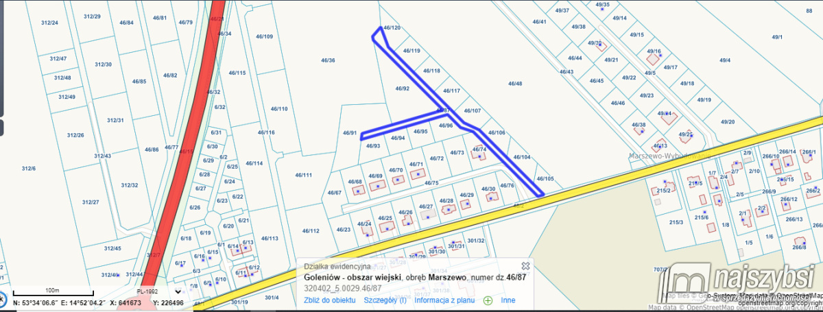 Goleniów- działka budowlana 1100 m2 z WZ (7)