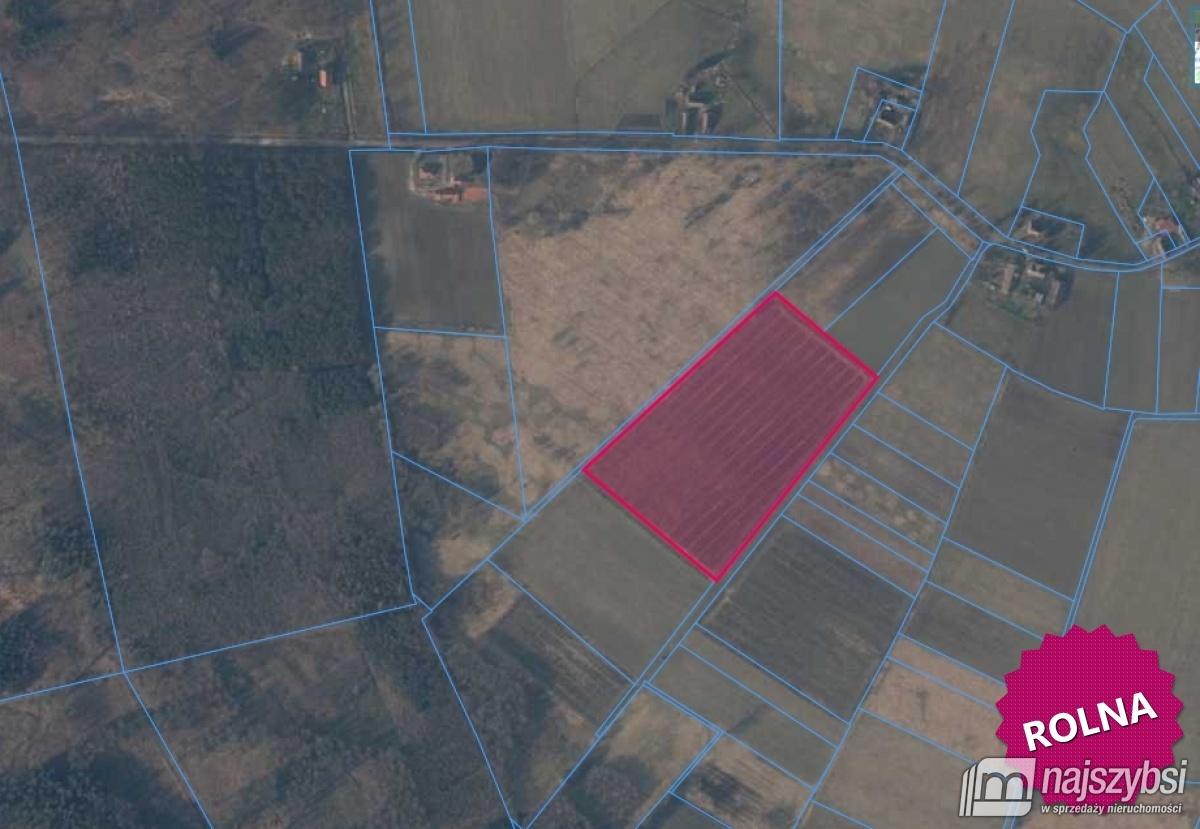 Działka rolna 3,98 ha Trzechel (1)