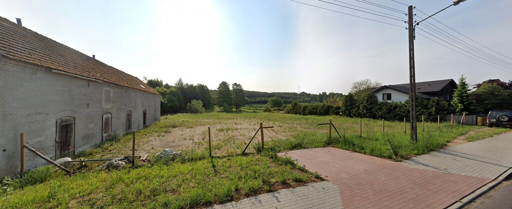 Działka budowlana przy drodze asfalt. ze zjazdem (5)