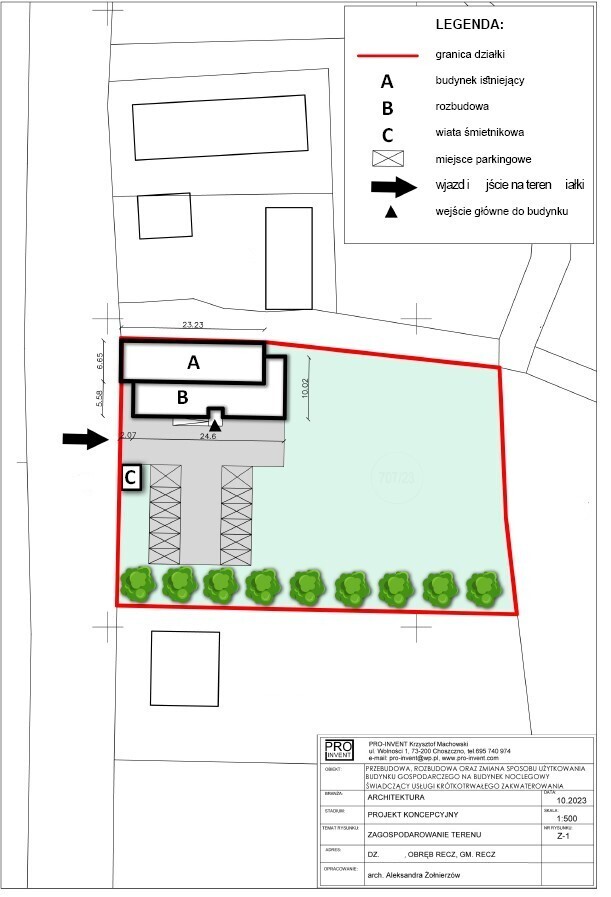 Działka budowlana przy drodze asfalt. ze zjazdem (6)