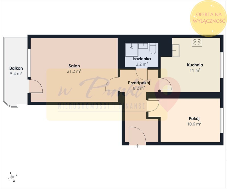 2 pokoje na os. Majowym w budynku z cegły (5)
