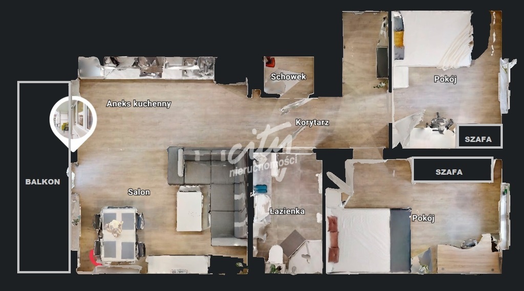 Dobry standard! 3 pokoje, klimatyzacja, parking (2)