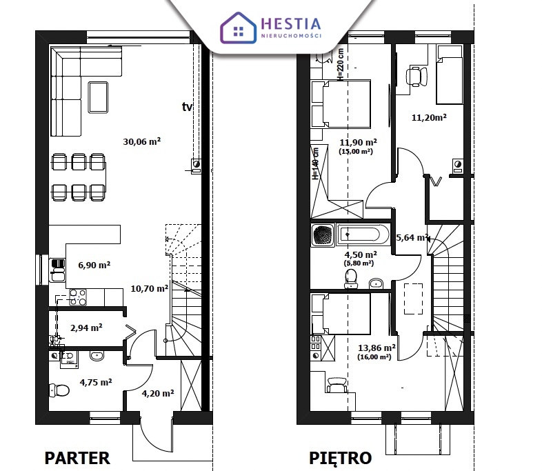 Nowa Inwestycja. Nowoczesne bliźniaki bez skosów. (5)