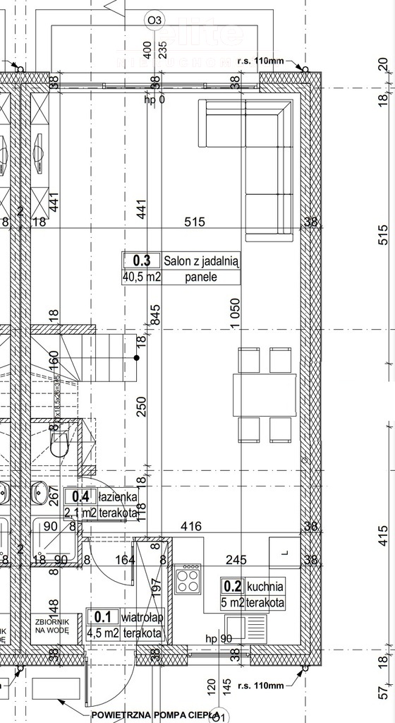 Bliźniaki na Mierzynie z rekuperacją , pom. ciepła (23)