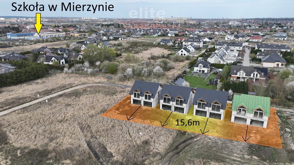 Bliźniaki na Mierzynie z rekuperacją , pom. ciepła (2)