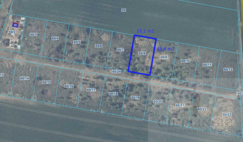 Na sprzedaż działka budowlana - Lędzin, 1313 m2 (7)