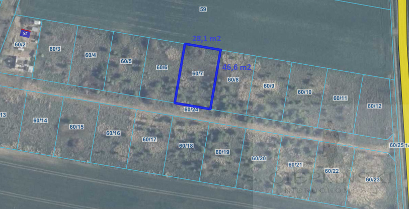 Na sprzedaż działka budowlana - Lędzin, 1313 m2 (7)