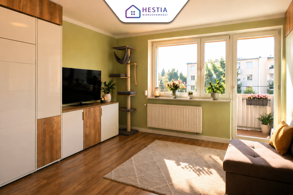 2 pokoje z balkonem | Po remoncie | Mierzyn (1)