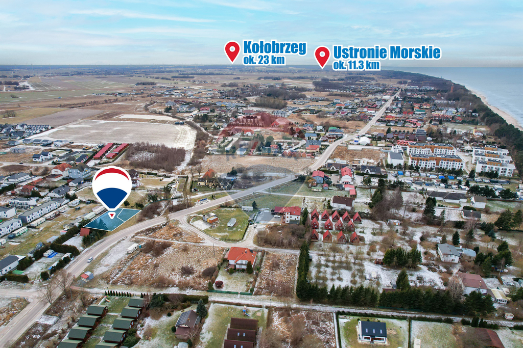 Działka 870 m2 - 300 m od morza, Gąski (3)