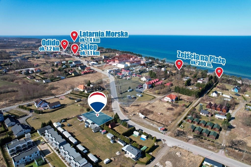 Działka 870 m2 - 300 m od morza, Gąski (2)