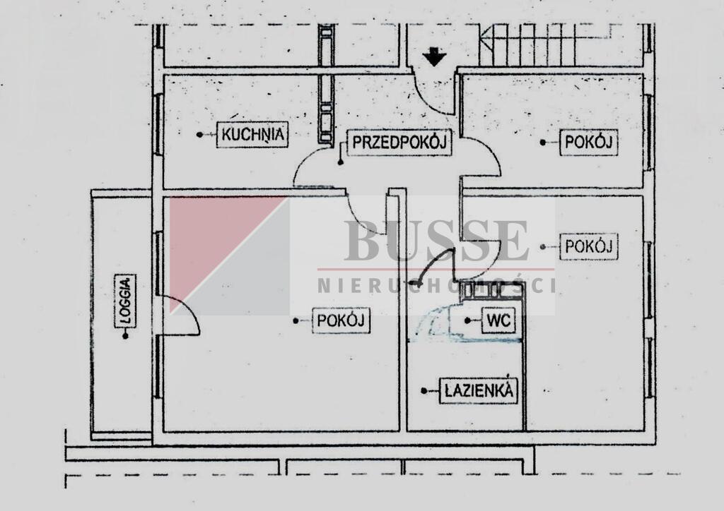 3 pokoje z loggią, 1-piętro, Gumieńce! STER! (20)