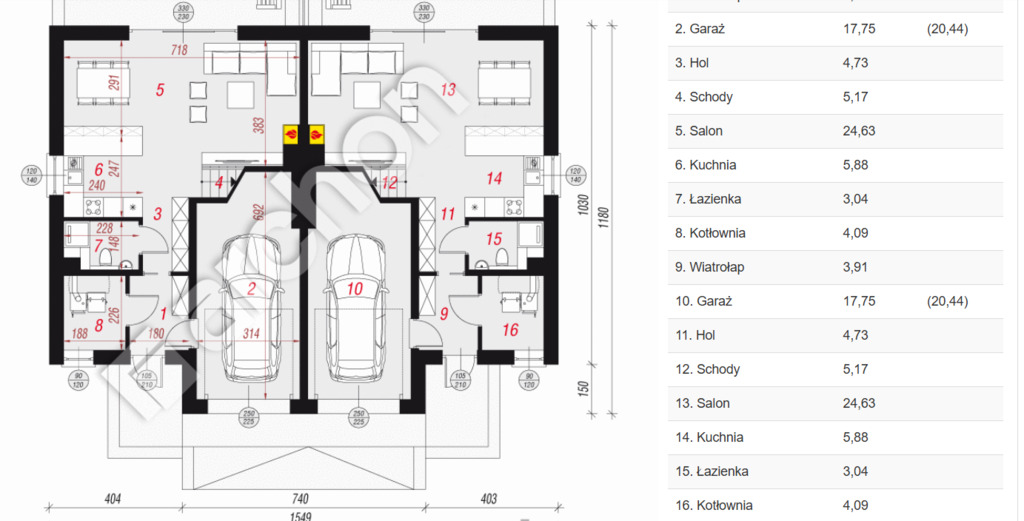 Dom w zabudowie bliźniaczej - Osiedle Pyrzyckie (13)