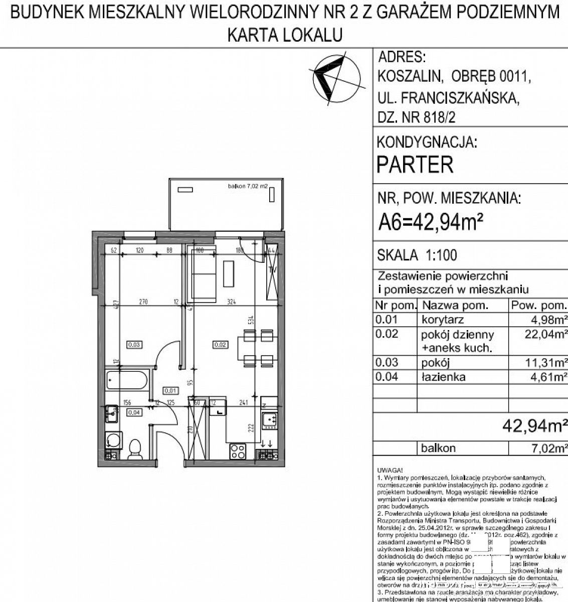  2 pokojowe mieszkanie  z balkonem (5)