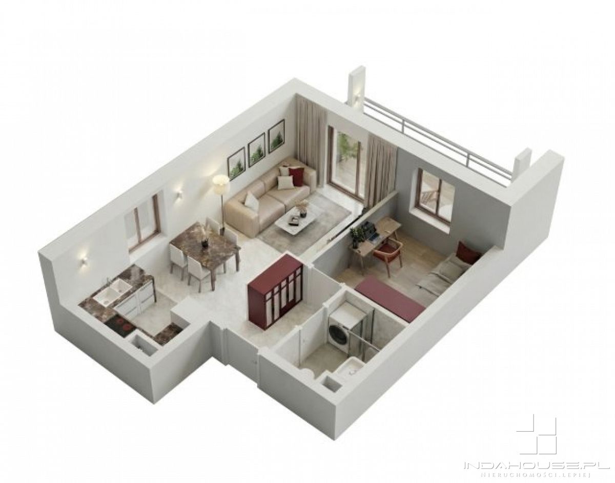 Nowe  2 pokojowe mieszkanie z  balkonem (3)