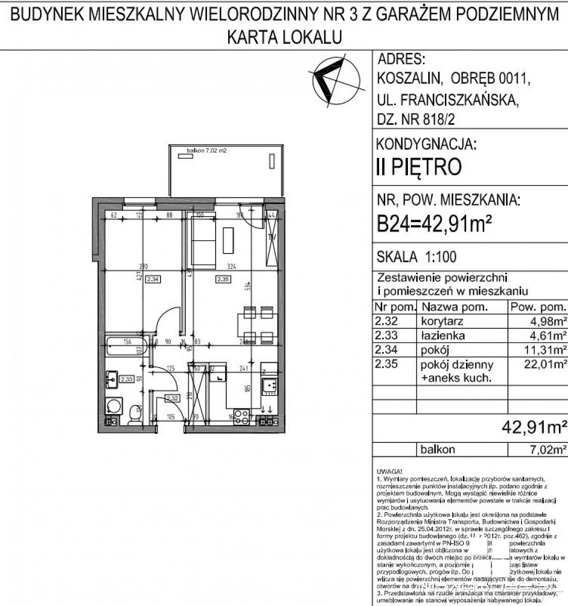 Nowe  2 pokojowe mieszkanie z balkonem (5)