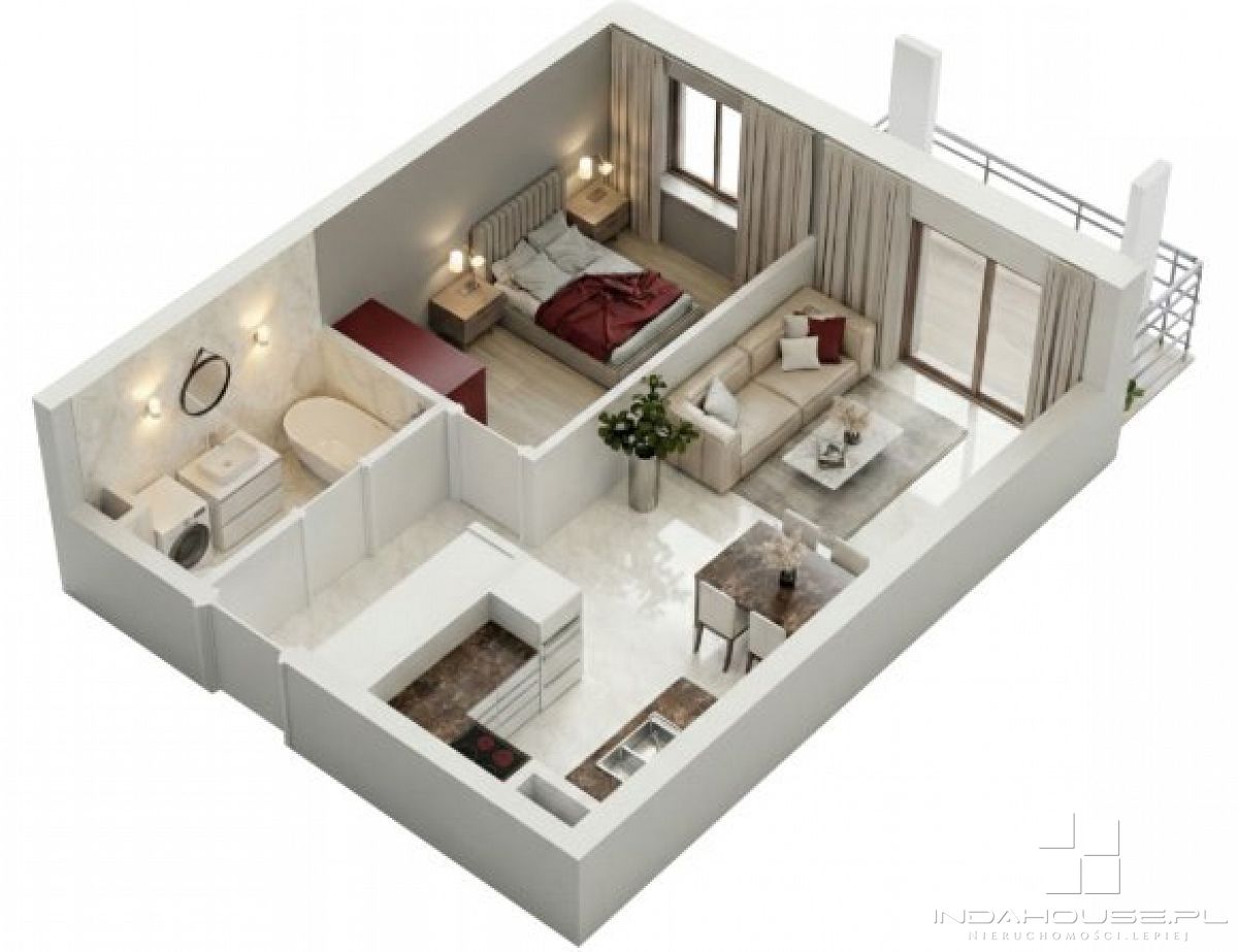 Nowe  2 pokojowe mieszkanie z balkonem (3)