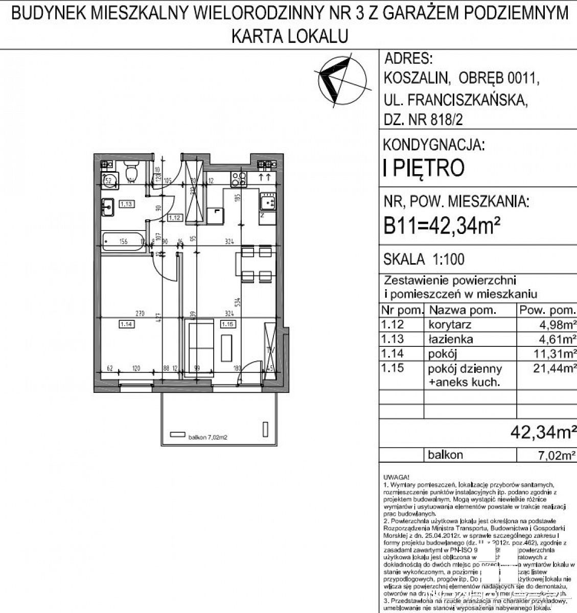 Nowe  2 pokojowe mieszkanie z  balkonem (6)