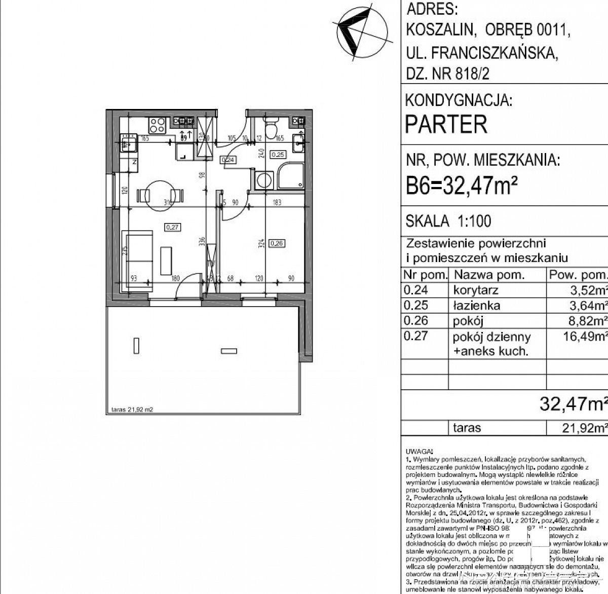 Nowe  2 pokojowe mieszkanie z  dużym tarasem (3)