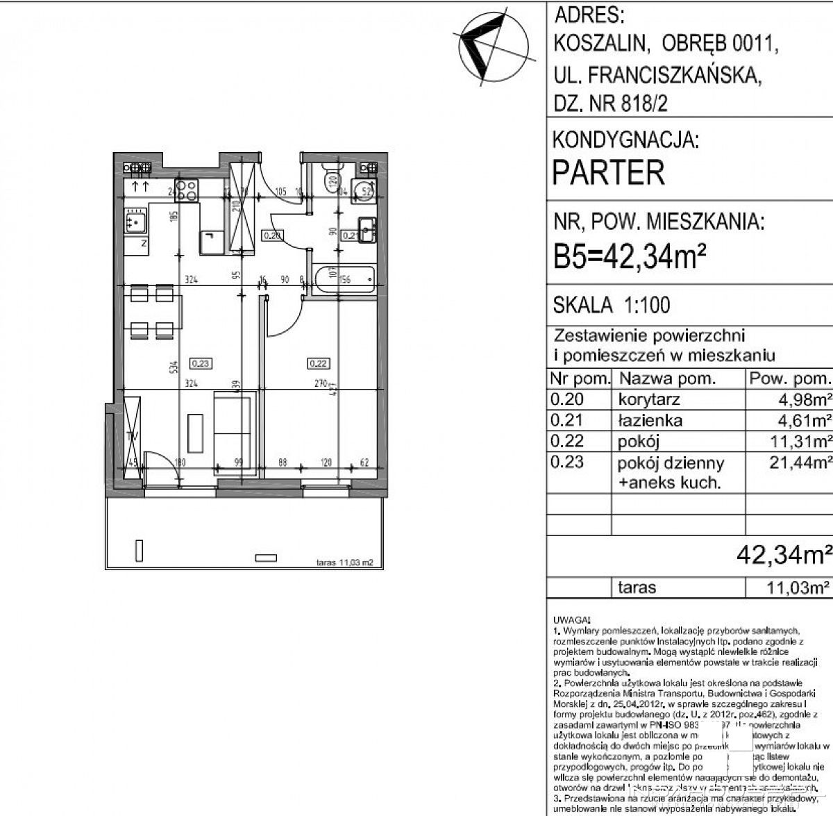 Nowe  2 pokojowe mieszkanie z  tarasem (5)