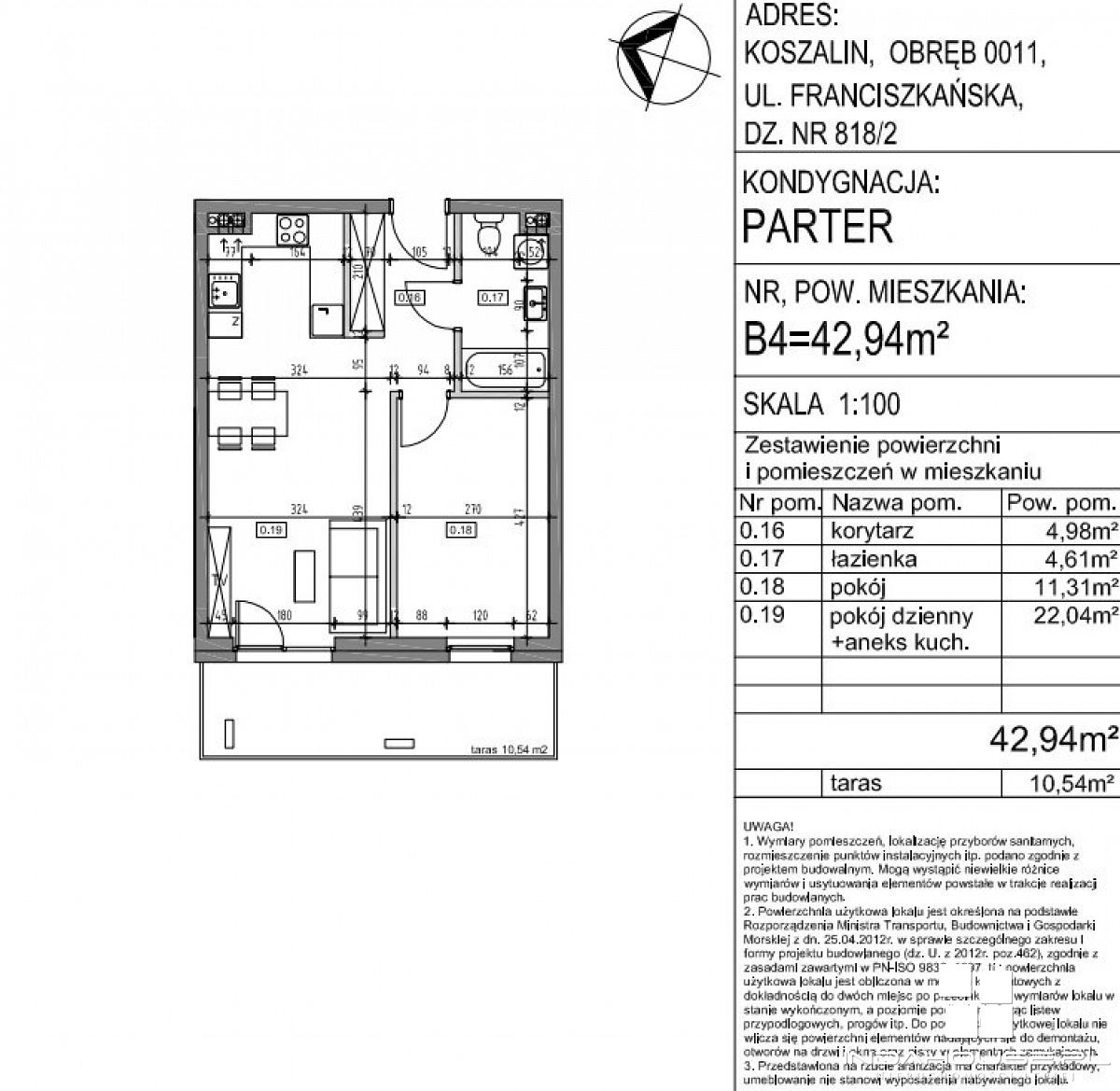 Nowe  2 pokojowe mieszkanie z  tarasem (3)