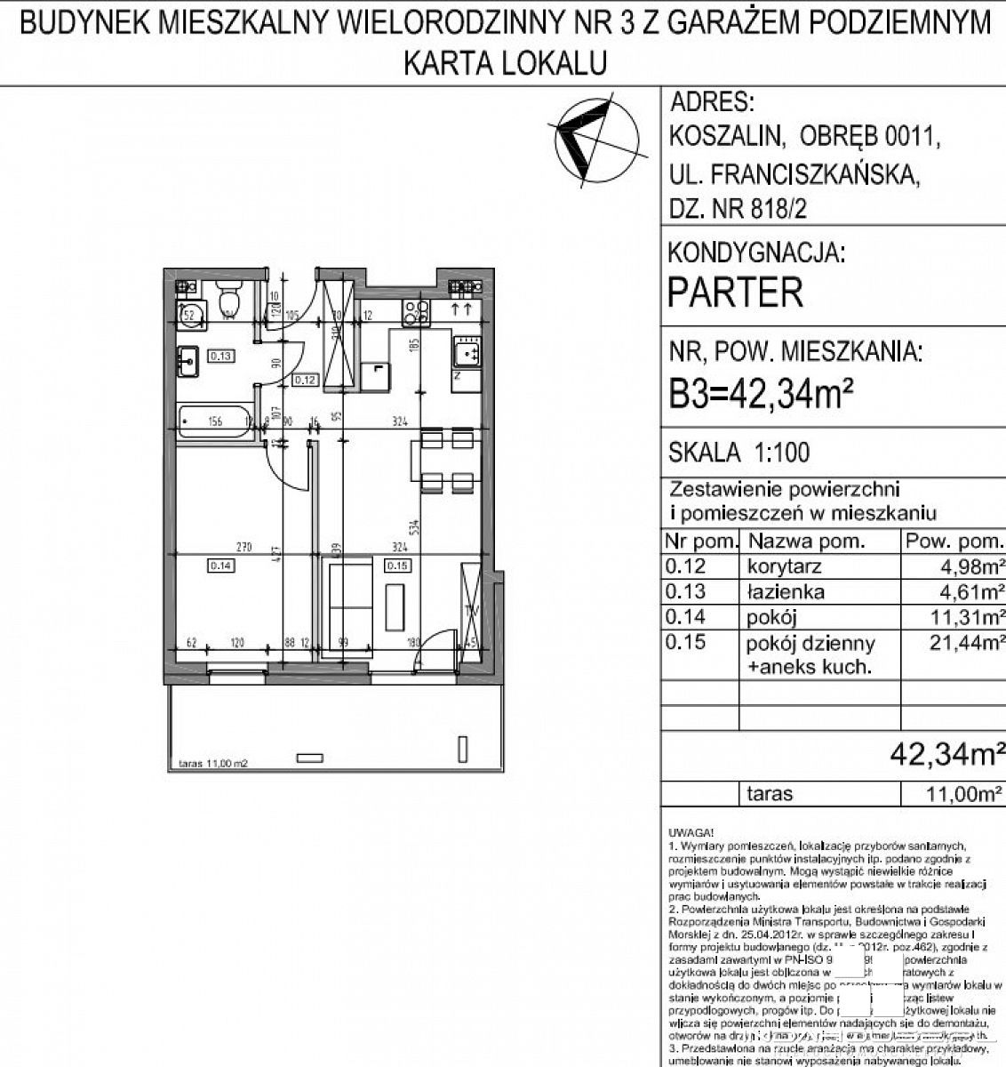 Nowe  2 pokojowe mieszkanie z  tarasem (5)