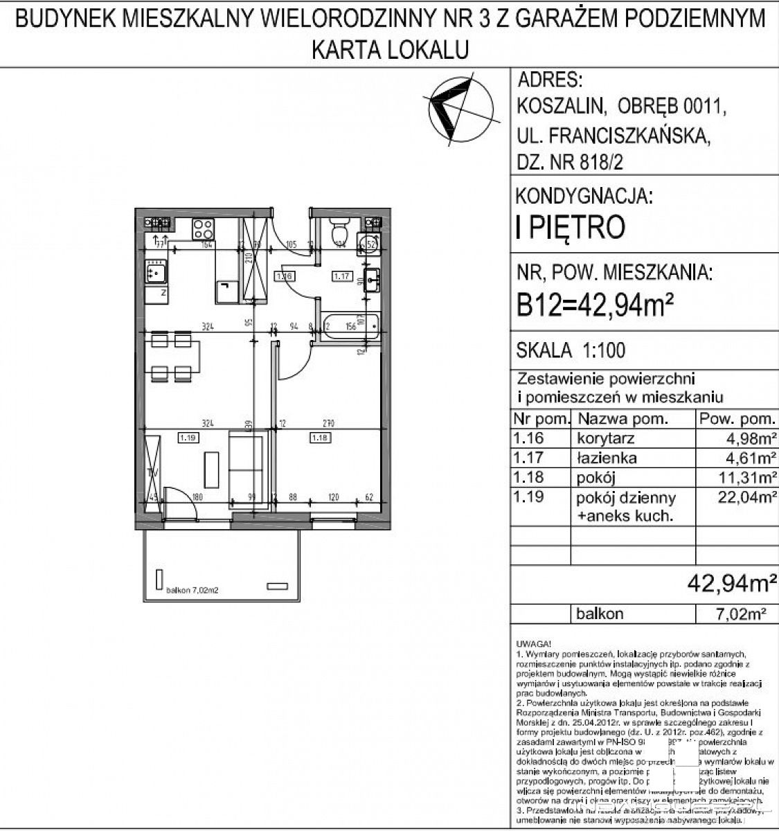 Nowe  2 pokojowe mieszkanie z balkonem (5)