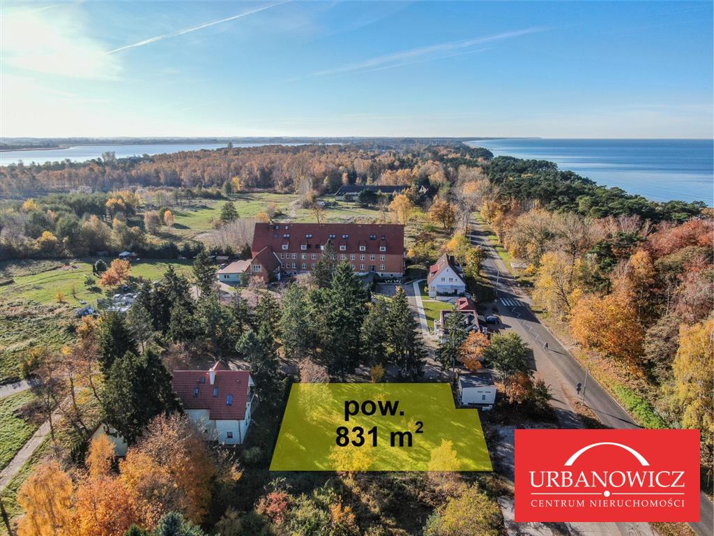 Mielno, działka budowlana, usługowa, I linia zabud (1)