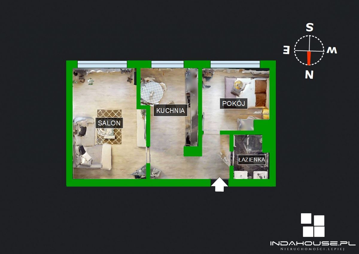 Ciepłe 2 pokojowe, parter, miejsce postojowe, Cent (8)