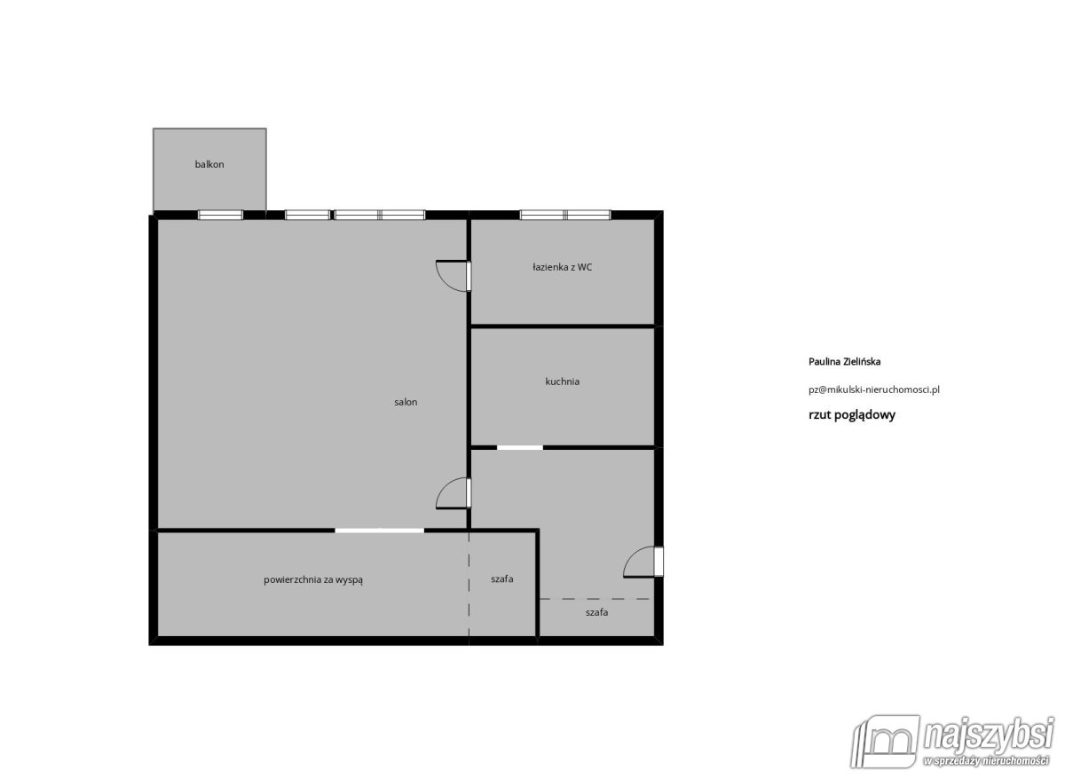 KOSZALIN-KAWALERKA W ODNOWIONYM, OCIEPLONYM BLOKU  (15)