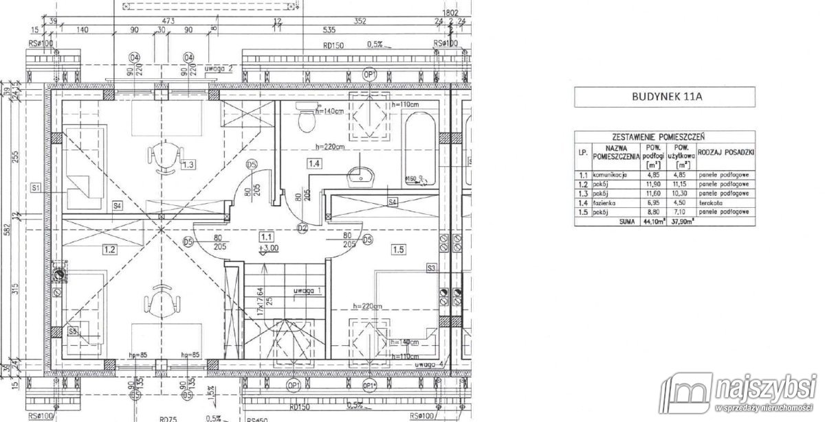 Goleniów -  bliźniak 83 m2 z wiatą REZERWACJA (34)