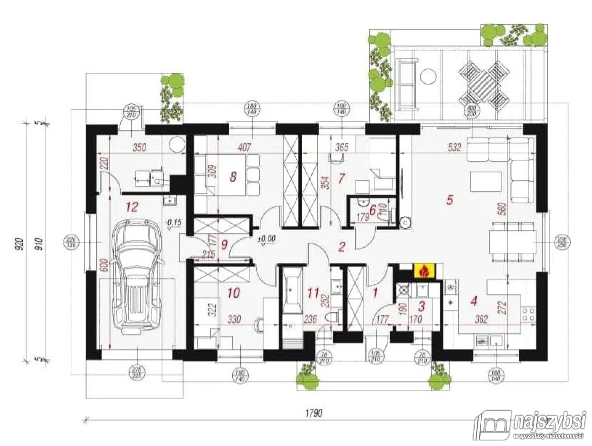 Karlino- dom wolnostojący w malowniczej okolicy (17)