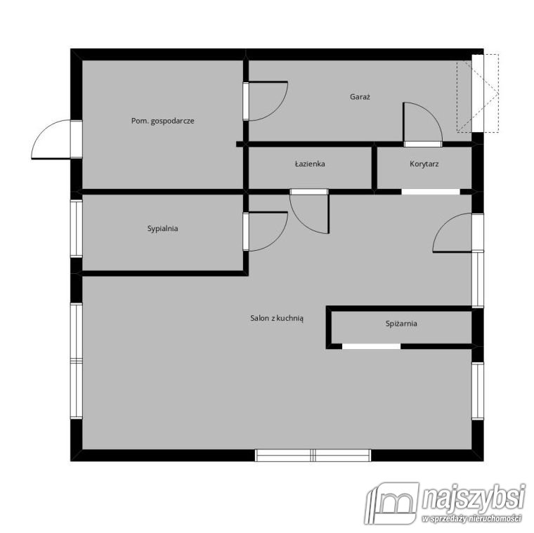 Kania - przestronny dom 3 km od Polanowa,  do włas (32)