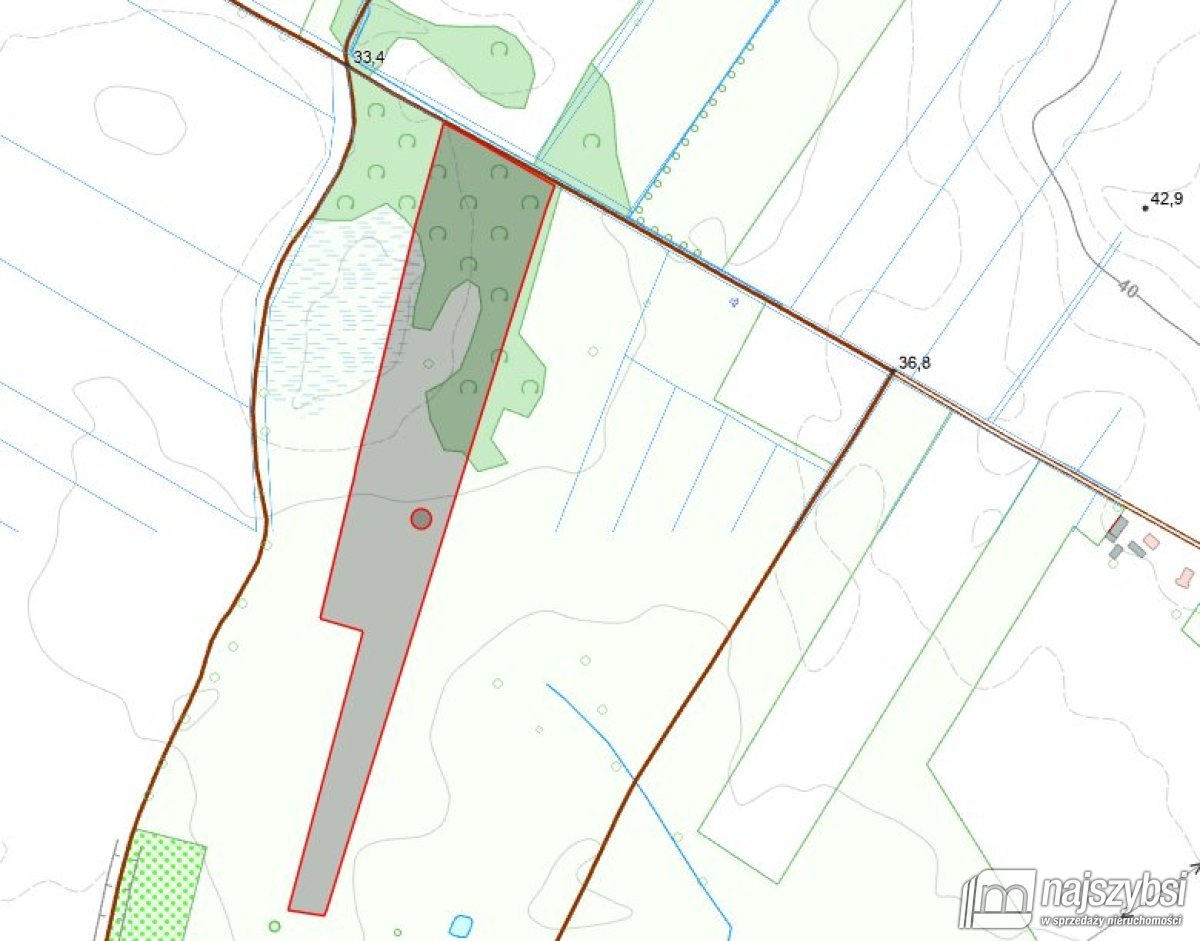 Białogard-działka rolno-leśna 4,91 ha- m. Żeleźno (2)