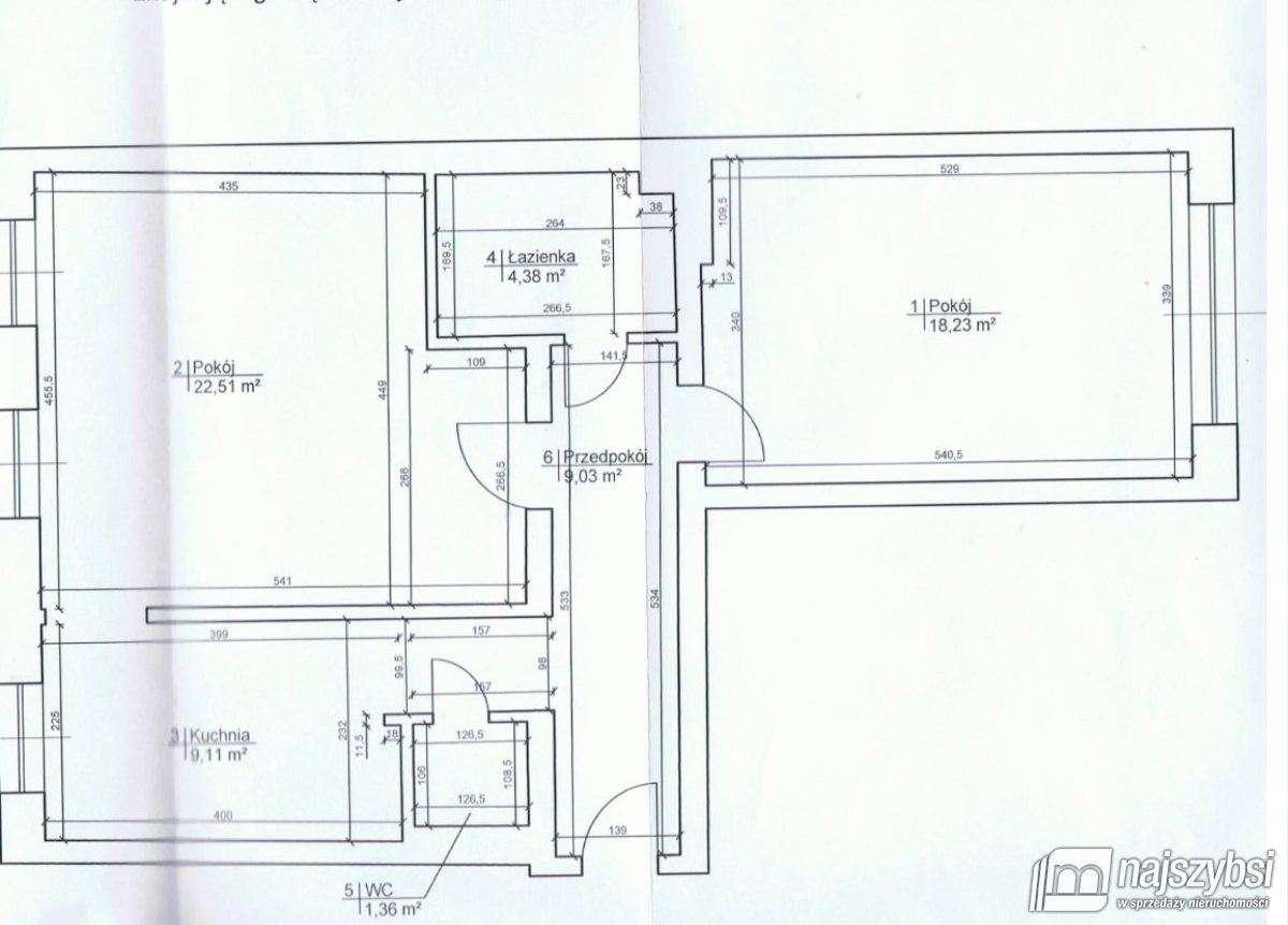 Kołobrzeg - 2 - pokojowe mieszkanie 72 m2 w centru (14)