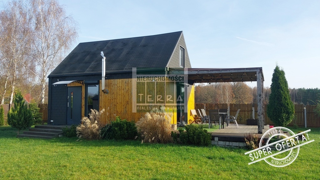 Duża działka + domek letniskowy w Bronkowie (1)