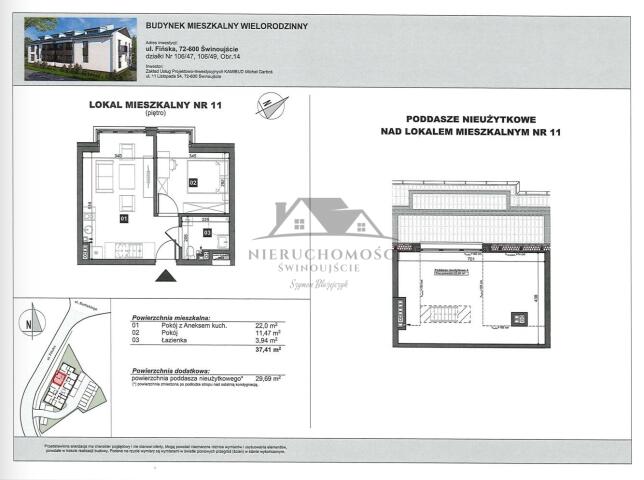 Nowe mieszkanie fińska 1b od dewelopera - 2 pokoje 37m2 1 piętro+strych (4)