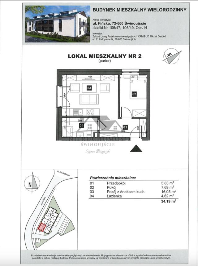 Nowe mieszkanie fińska 1b od dewelopera - 2 pokoje 37m2 1 piętro+strych (8)