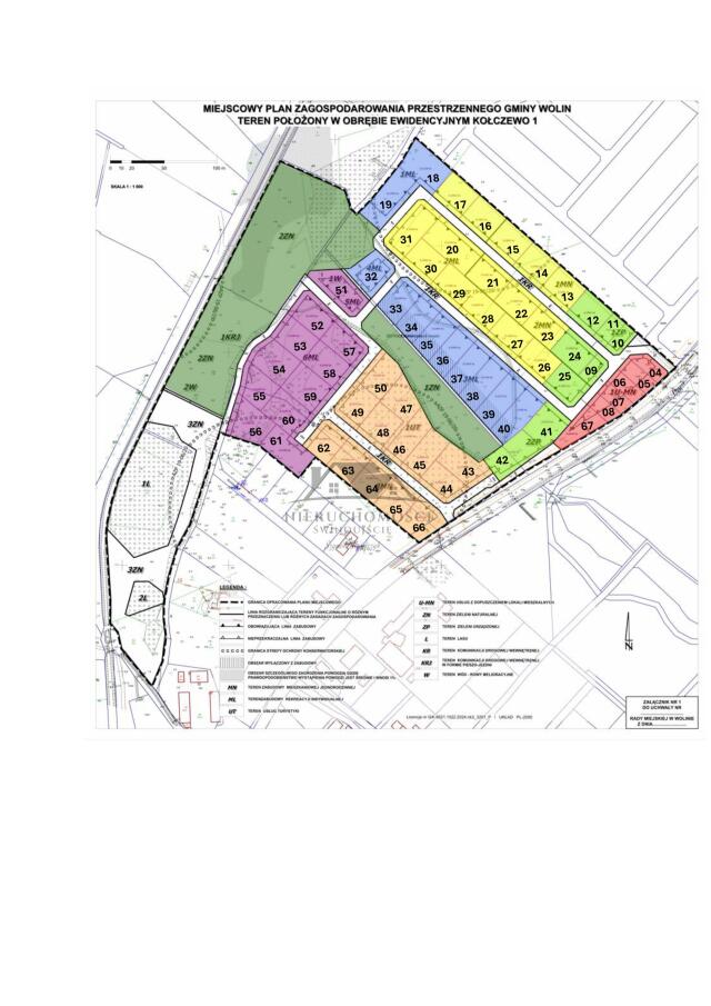 Działka z MPZP i mediami budowlana w Kołczewie w sąsiedztwie lasu (5)