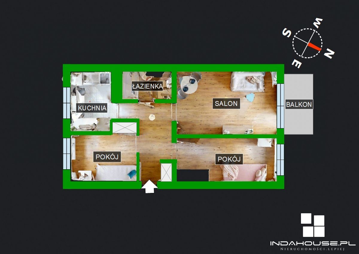 3 pokojowe, spółdzielcze własnościowe, balkon, oso (9)