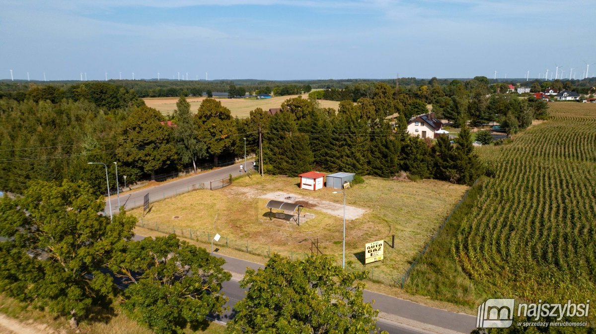 Gościno - działka pod dzierżawę przy drodze główne (4)