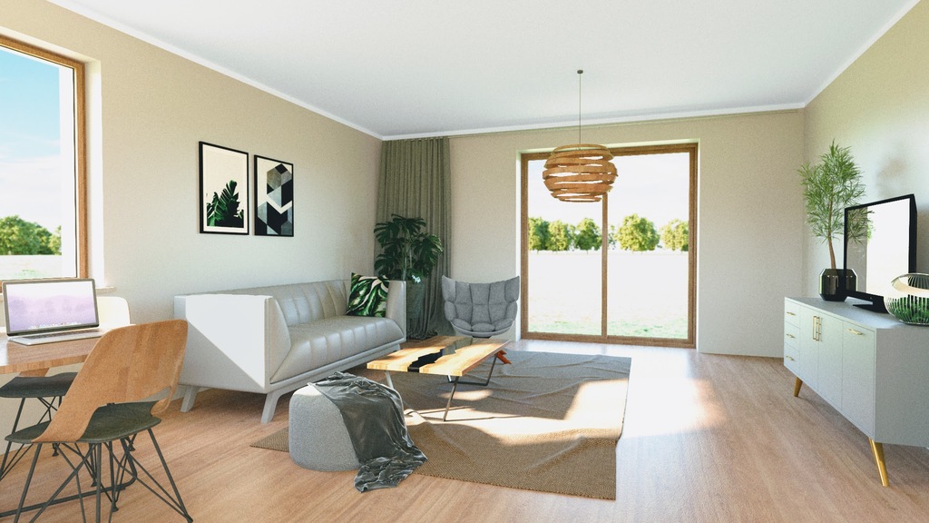 Dom w Kobylance - 1100m2 działki przy jeziorze (8)