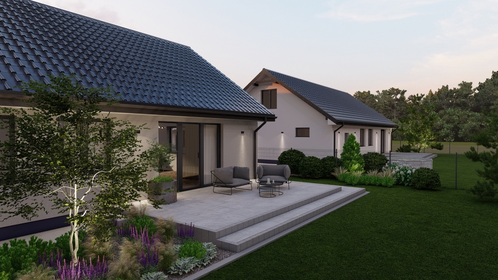 Dom w Kobylance - 1100m2 działki przy jeziorze (5)