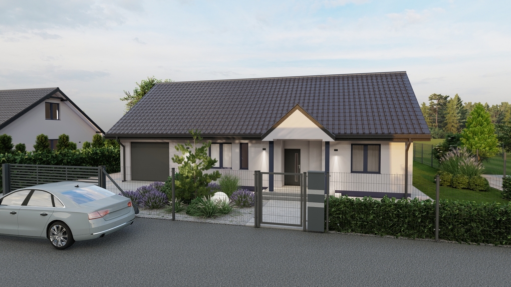 Dom w Kobylance - 1100m2 działki przy jeziorze (1)