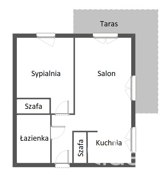 Apartament  z miejscem postojowym, taras. (11)