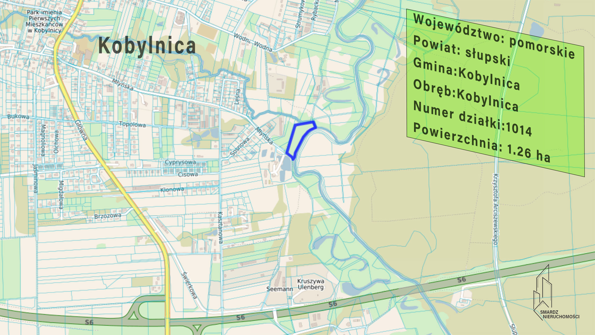 Na sprzedaż działka inwestycyjna w miejscowości Kobylnica, pow.12 593 m2 (40)